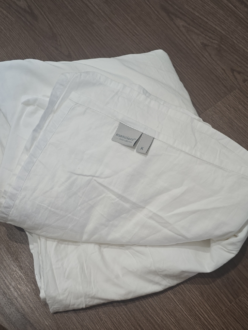 Mascioni Hotel Collection King Flat Sheet - White